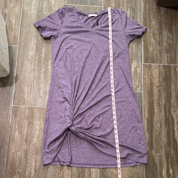 Locryz Purple V-Neck Dress - Picture 6 of 8